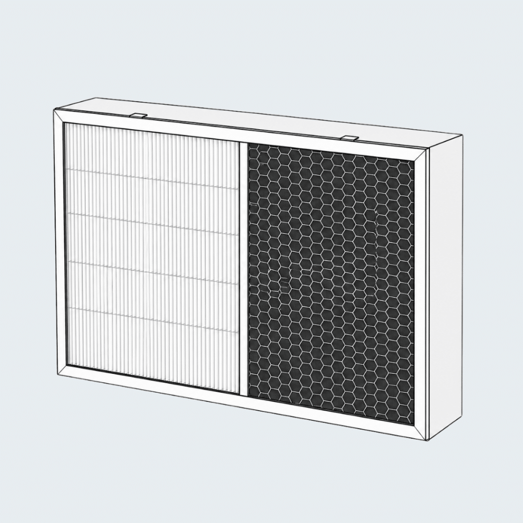 Maxivent EC HEPA/kul filter